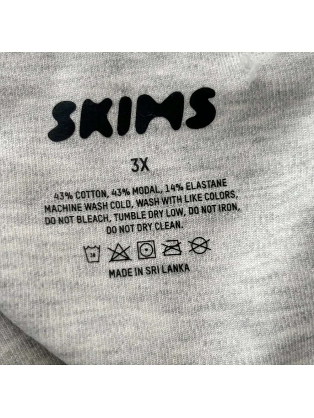 SKIMS Men’s 5” Boxer Brief 3-Pack Heather Multi Size 3X New in Box Gray